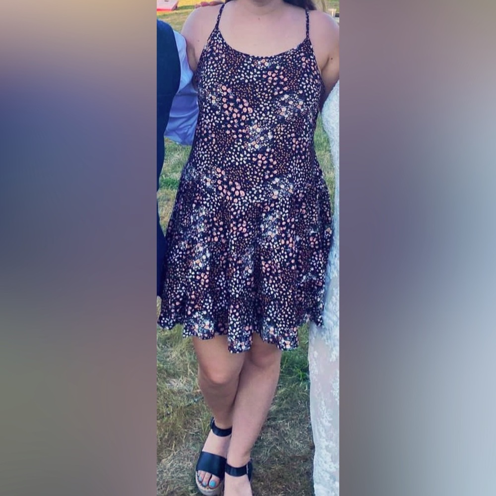 Wild Fable | Black & Floral | Flowy Dress